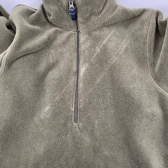 Helly Hanson Feather Pile Ivy Green Quarter Zip Fleece Pullover Mens Size Small - Picture 4 of 9